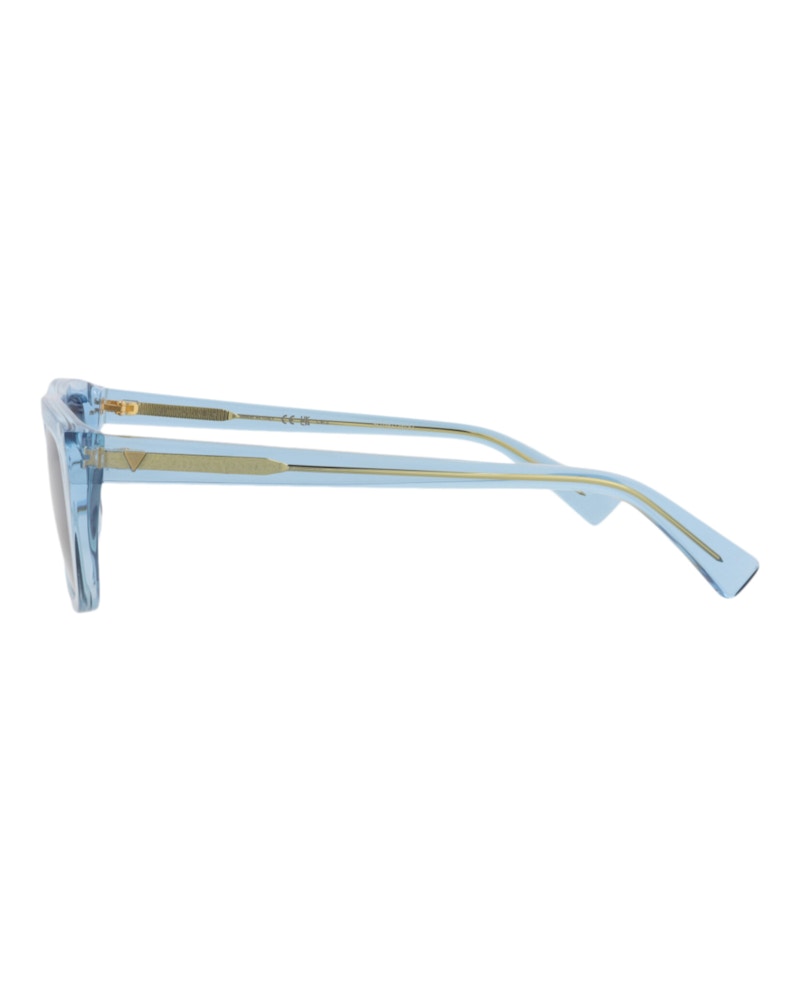Bottega Veneta Square-Frame Recycled Acetate Sunglasses Light Blue Light Blue Blue (BV1291S-30015222-003)