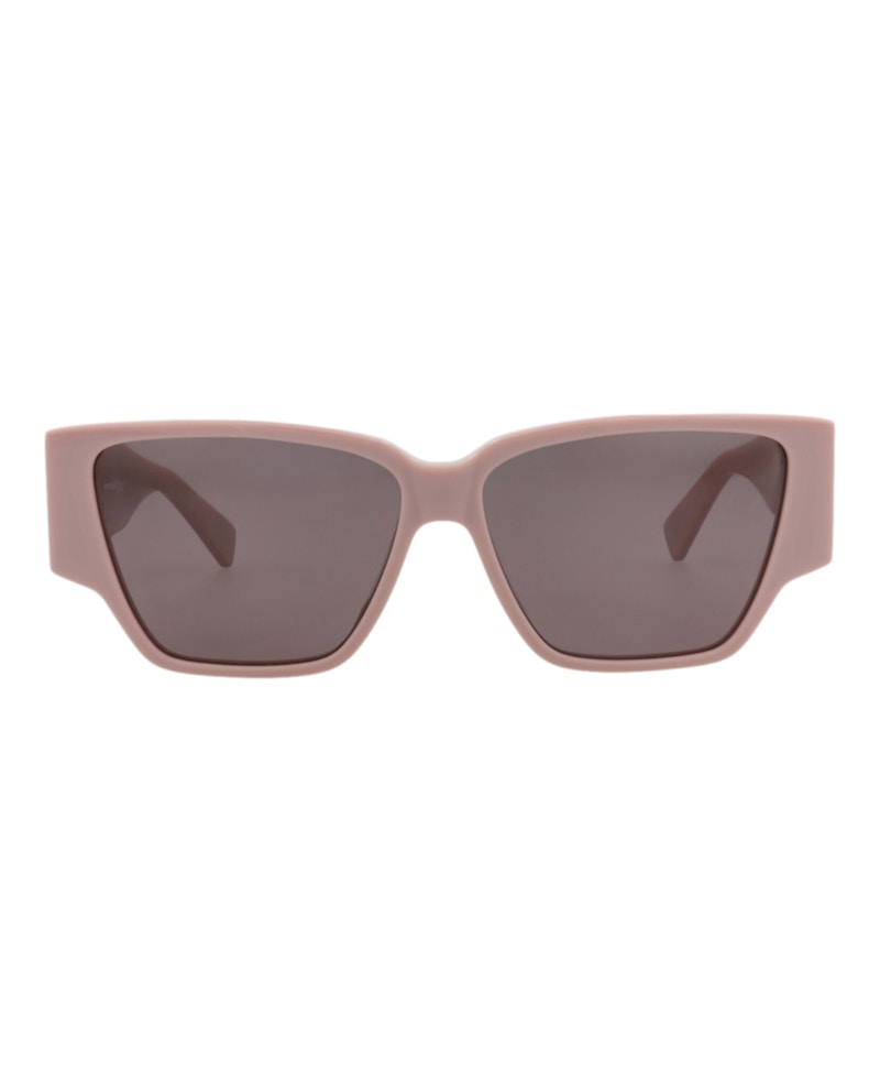 Bottega Veneta Square-Frame Recycled Acetate Sunglasses Pink Pink Brown (BV1285S-30015216-004)