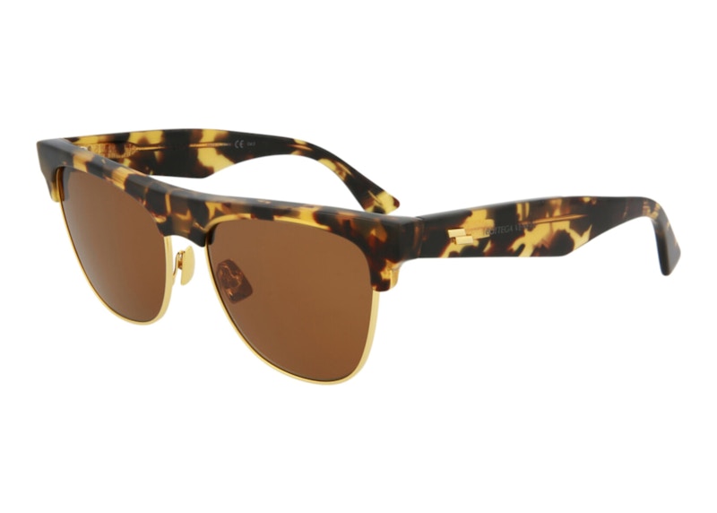 Bottega Veneta Square Sunglasses Havana/Havana Brown (BV1003S-30007850-002)