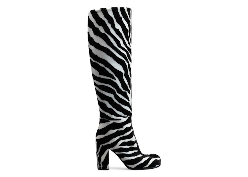 Bottega Veneta Storm High Boots White Black (Women's)