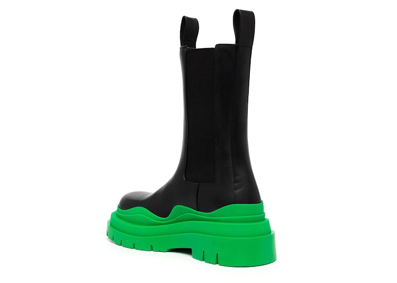 Bottega Veneta Tire Boots Black Green