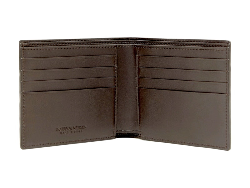 Bottega Veneta Wallet Intrecciato Bi-Fold Fondant Brown