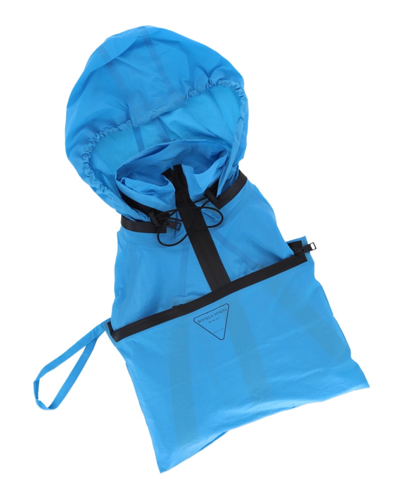 Bottega Veneta Waterproof Parka Bright Blue