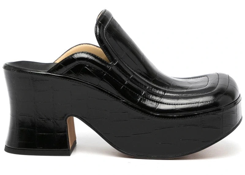 Bottega Veneta Wedge Clog Black (Women's)