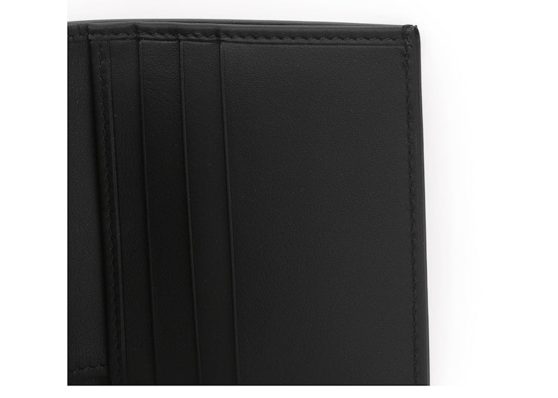 Bottega Veneta Woven Leather Card Holder Black