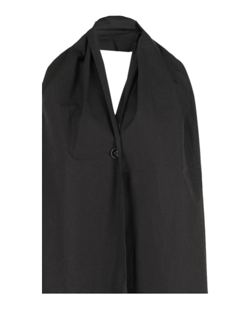 Bottega Veneta Wrap-Around Cotton Scarf Espresso