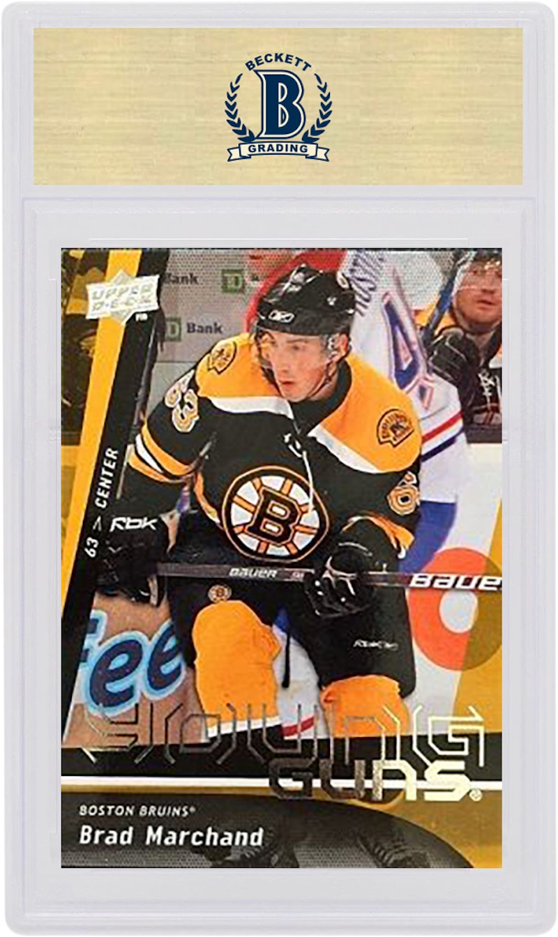 Brad Marchand 2009 Upper Deck Series 2 Young Guns Rookie #452 (PSA or BGS Graded)