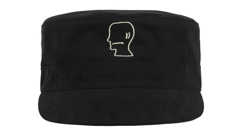 Brain Dead Bandana Back Pillbox Hat Black