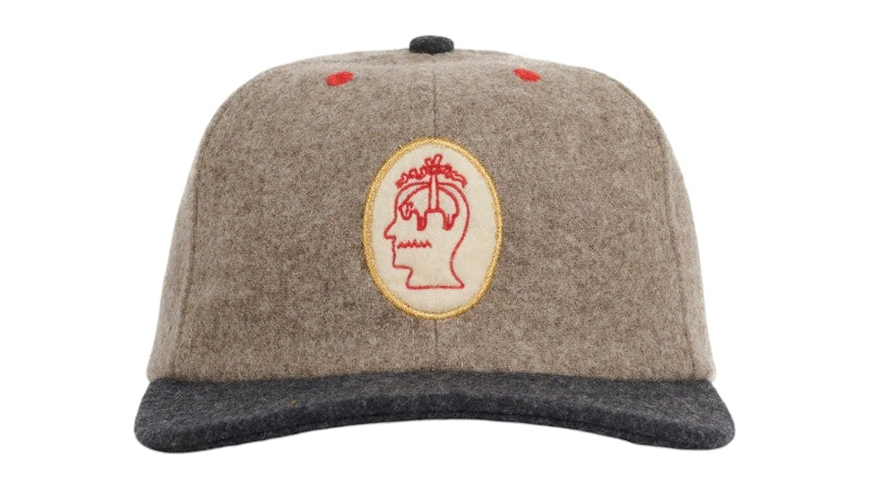 Brain Dead Brooks Brother California Wool Flannel Hat Taupe/Grey