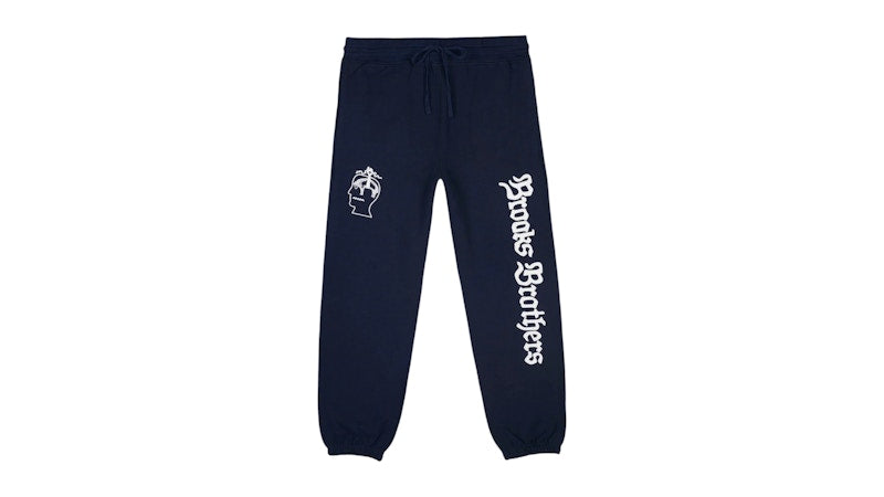 Brain Dead Brooks Brothers California Collegiate Sweatpant Navy
