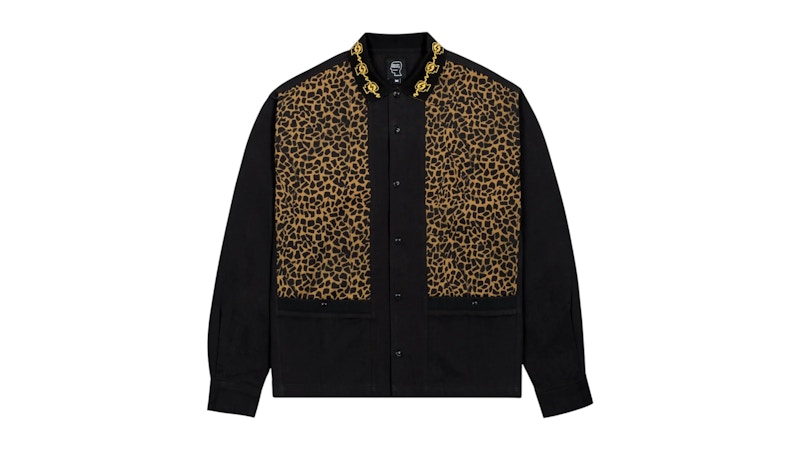 Brain Dead Cheetah Cabana Shirt Leopard/Black