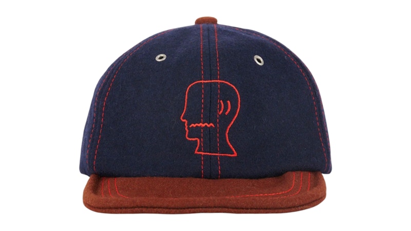 Brain Dead Flannel Wire Brim Hat Navy