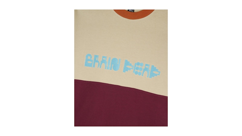 Brain Dead Gastromaniac Long Sleeve Football Shirt Tan