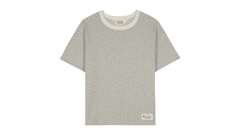 Brain Dead Jacquard Broken Stripe T-Shirt Grey