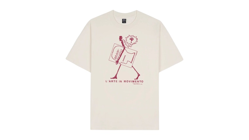 Brain Dead Movimento T-Shirt Cream