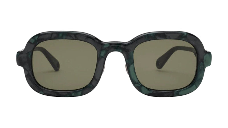 Brain Dead Newman Post Modern Primitive Eye Protection Sunglasses Green Pearl