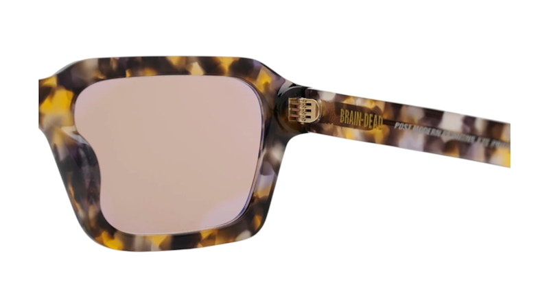Brain Dead Staunton Post Modern Primitive Eye Protection Sunglasses Brown Tortoise
