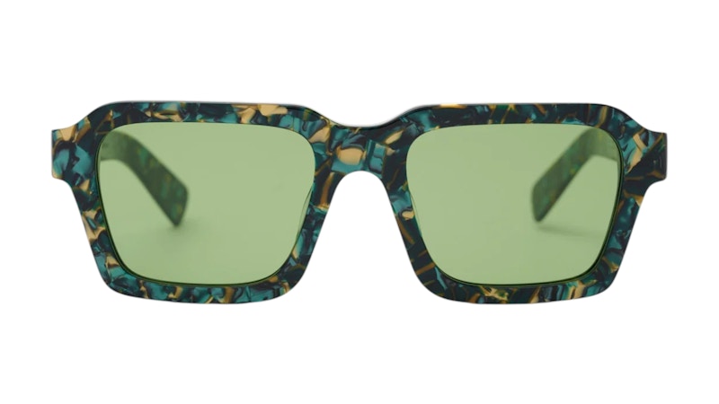 Brain Dead Staunton Post Modern Primitive Eye Protection Sunglasses Granite/Green