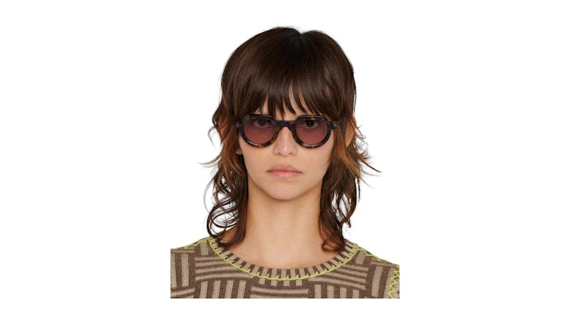 Brain Dead Tani Post Modern Primitive Eye Protection Sunglasses Brown Tortoise