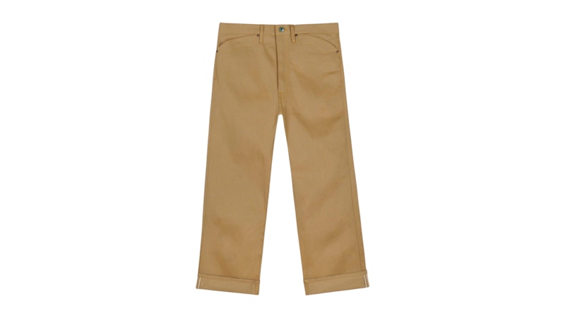 Brain Dead Type 00 13.5oz Selvedge Bull Denim Pant Tan