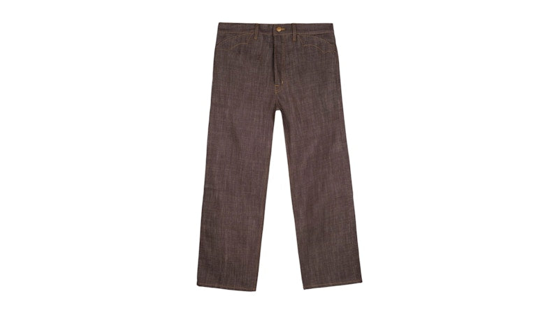 Brain Dead Type 00 14.5oz Selvedge Denim Pant Brown