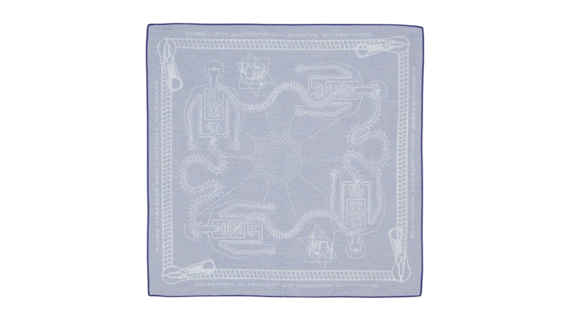Brain Dead Zipper Bandana Purple