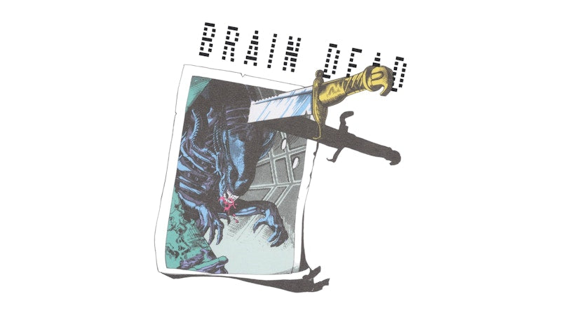 Brain Dead x Aliens Target Practice T-Shirt White