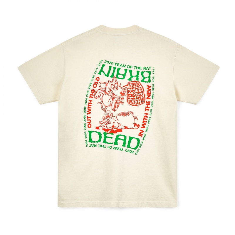 Brain Dead x Dover Street Market Year of the Rat T-shirt Natural