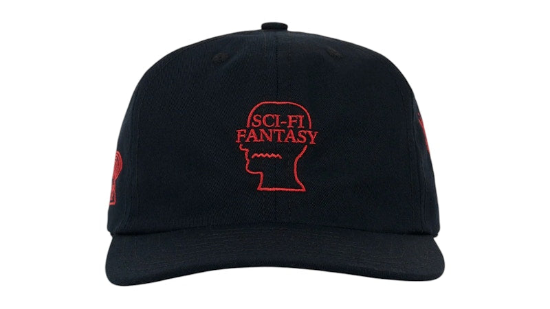 Brain Dead x Sci-Fi Fantasy Logo Lockup Hat Black