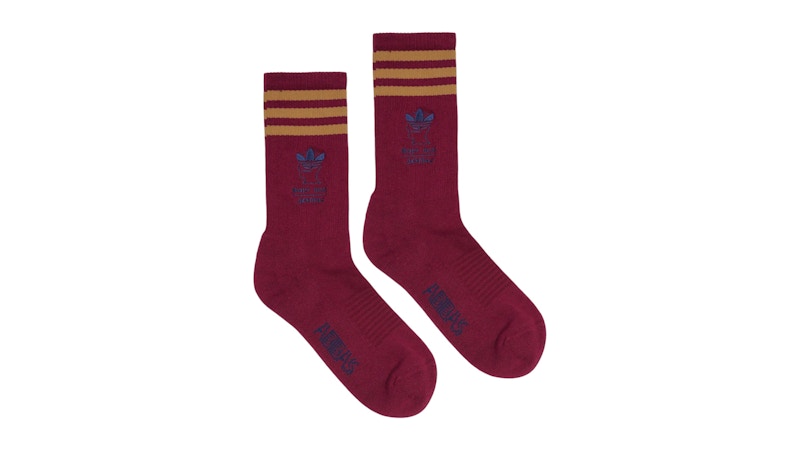 Brain Dead x adidas Socks Maroon