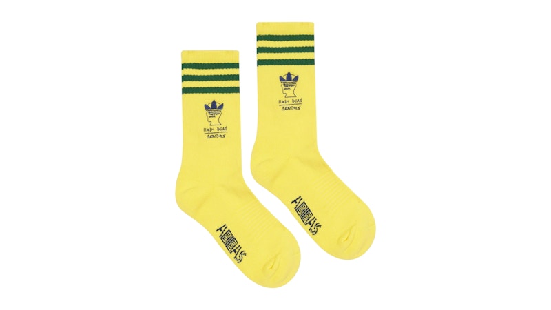 Brain Dead x adidas Socks Yellow