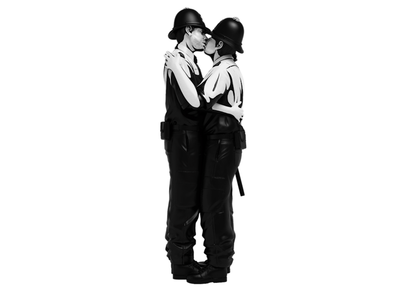 Brandalised Mighty Jaxx Kissing Coppers Figure