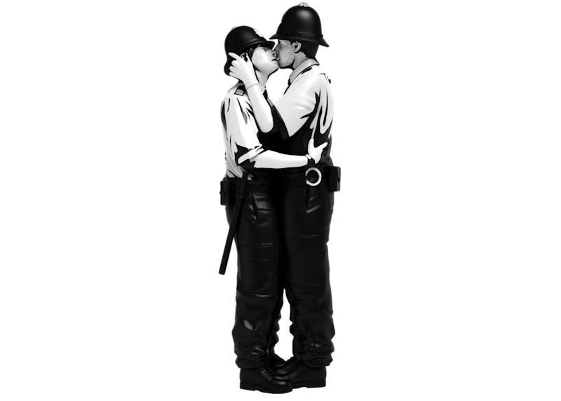 Brandalised Mighty Jaxx Kissing Coppers Figure