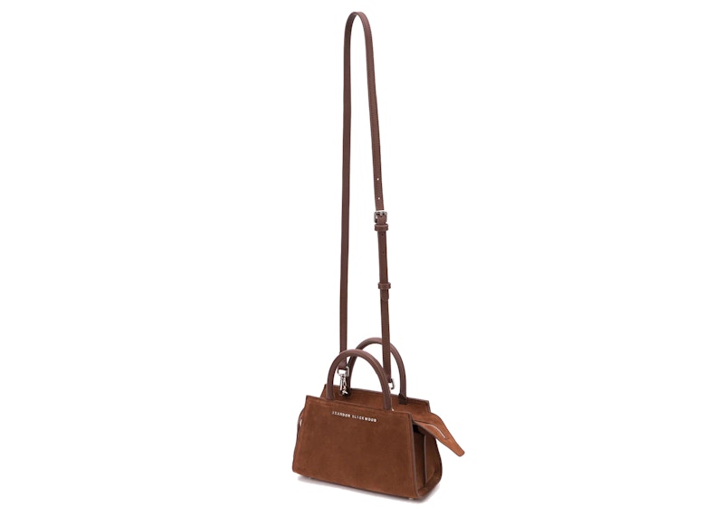 Brandon Blackwood Arlen Bag Brown Suede