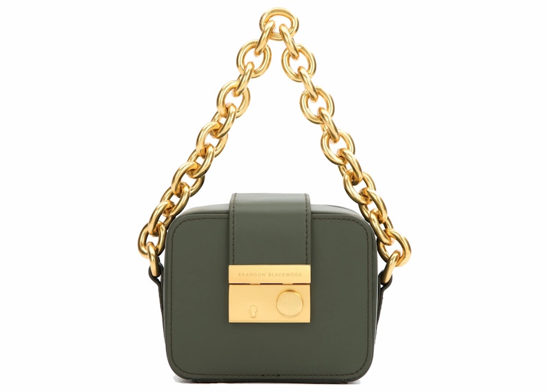 Brandon Blackwood Caro Buckle Bag Moss Green