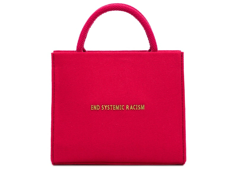 Brandon Blackwood "End Systemic Racism" ESR Tote Canvas Red
