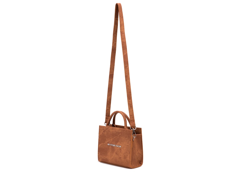Brandon Blackwood "End Systemic Racism" ESR Tote Wax Denim Brown