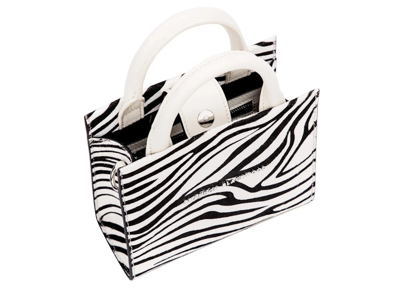 Brandon Blackwood Gina Mini Tote Ponyhair Zebra