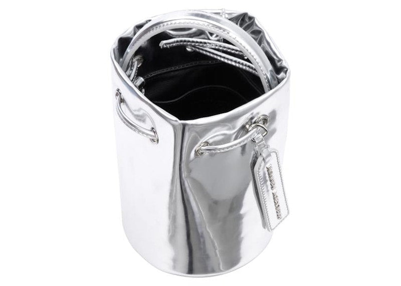 Brandon Blackwood Kamal Bucket Bag Chrome Mirror