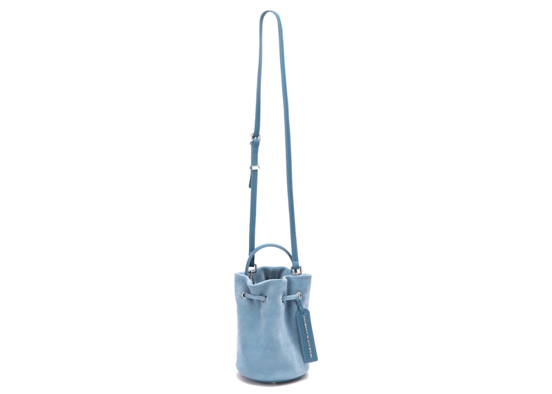 Brandon Blackwood Kamal Bucket Bag Suede Blue