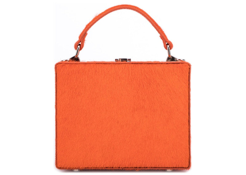 Brandon Blackwood Kendrick Trunk Mini Burnt Orange Ponyhair