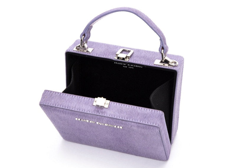 Brandon Blackwood Kendrick Trunk Purple Ponyhair