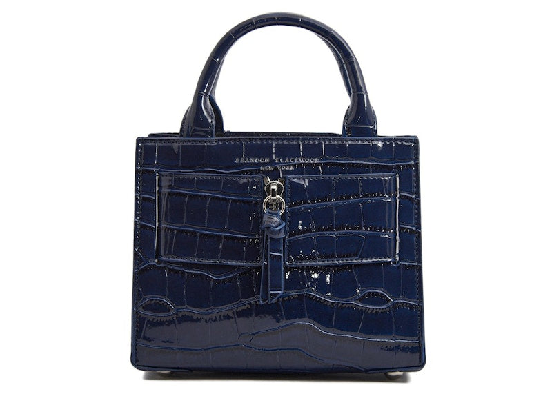 Brandon Blackwood Kuei Bag Navy Croc