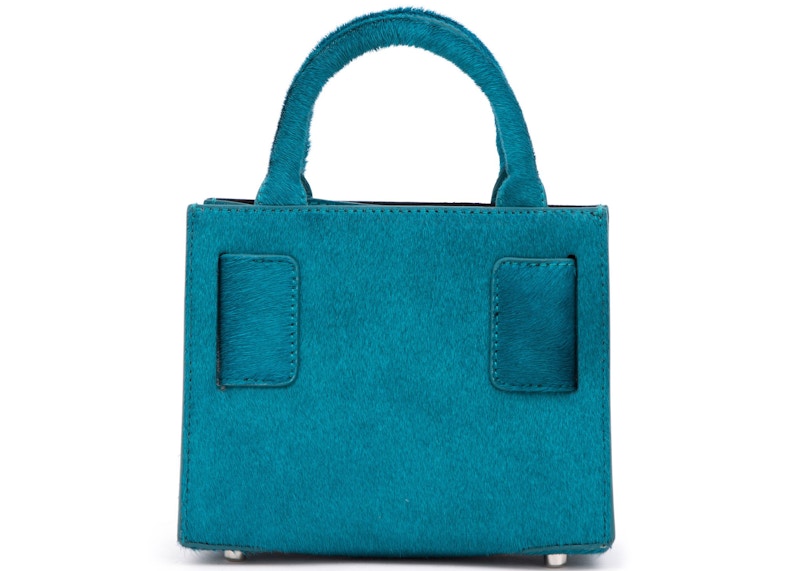 Brandon Blackwood Kuei Bag Peacock Blue Ponyhair