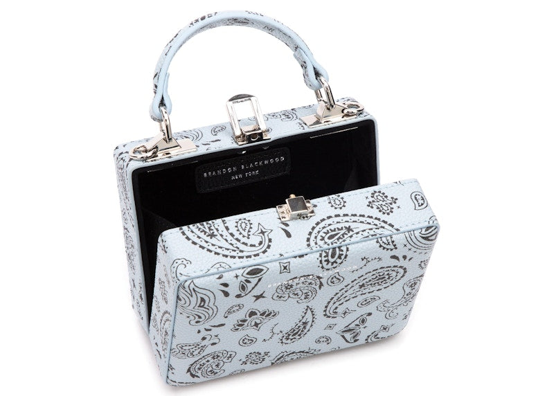 Brandon Blackwood Mini Kendrick Trunk Powder Blue Bandana