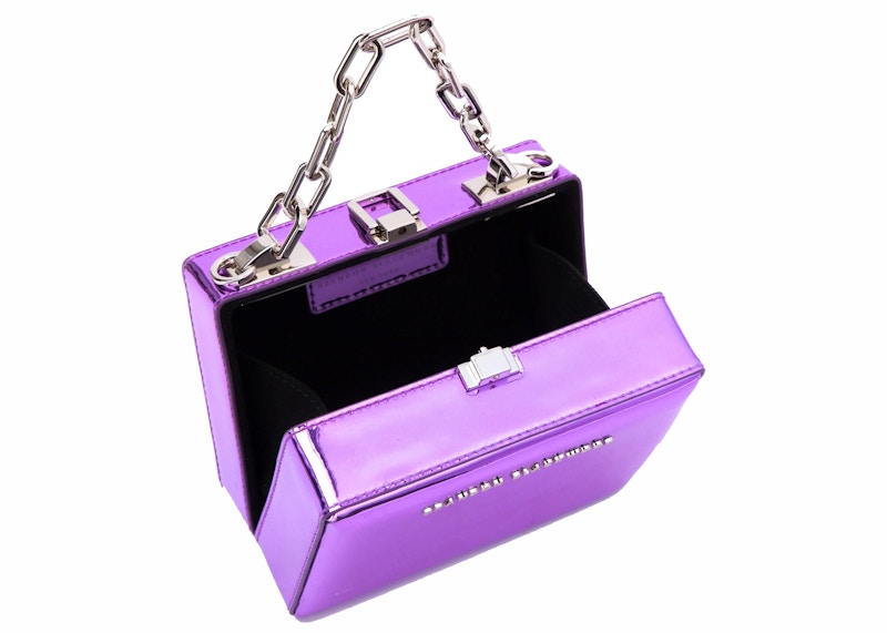 Brandon Blackwood Mini Kendrick Trunk Purple Metallic Mirror