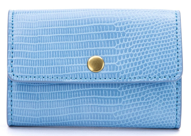 Brandon Blackwood Neema Key Pouch Blue Lizard
