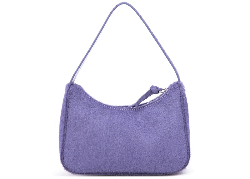 Brandon Blackwood Syl Bag Purple Ponyhair