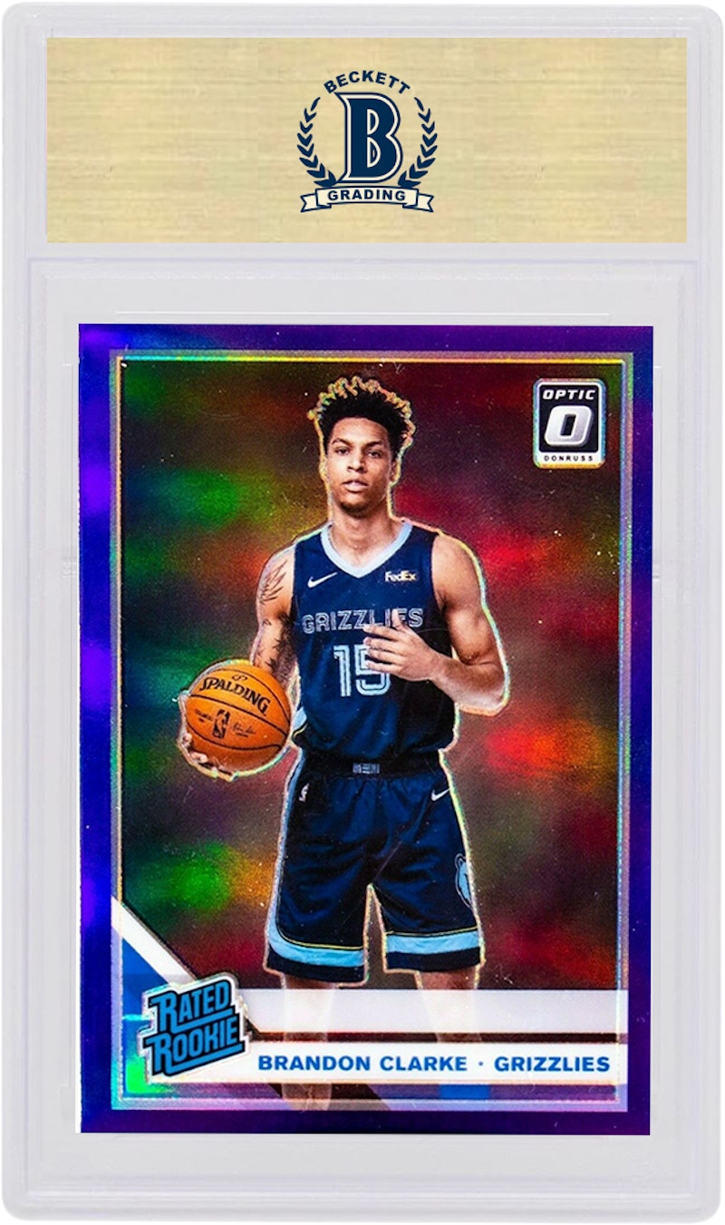 Brandon Clarke 2019 Donruss Optic Rookie Purple #194 (PSA or BGS Graded)