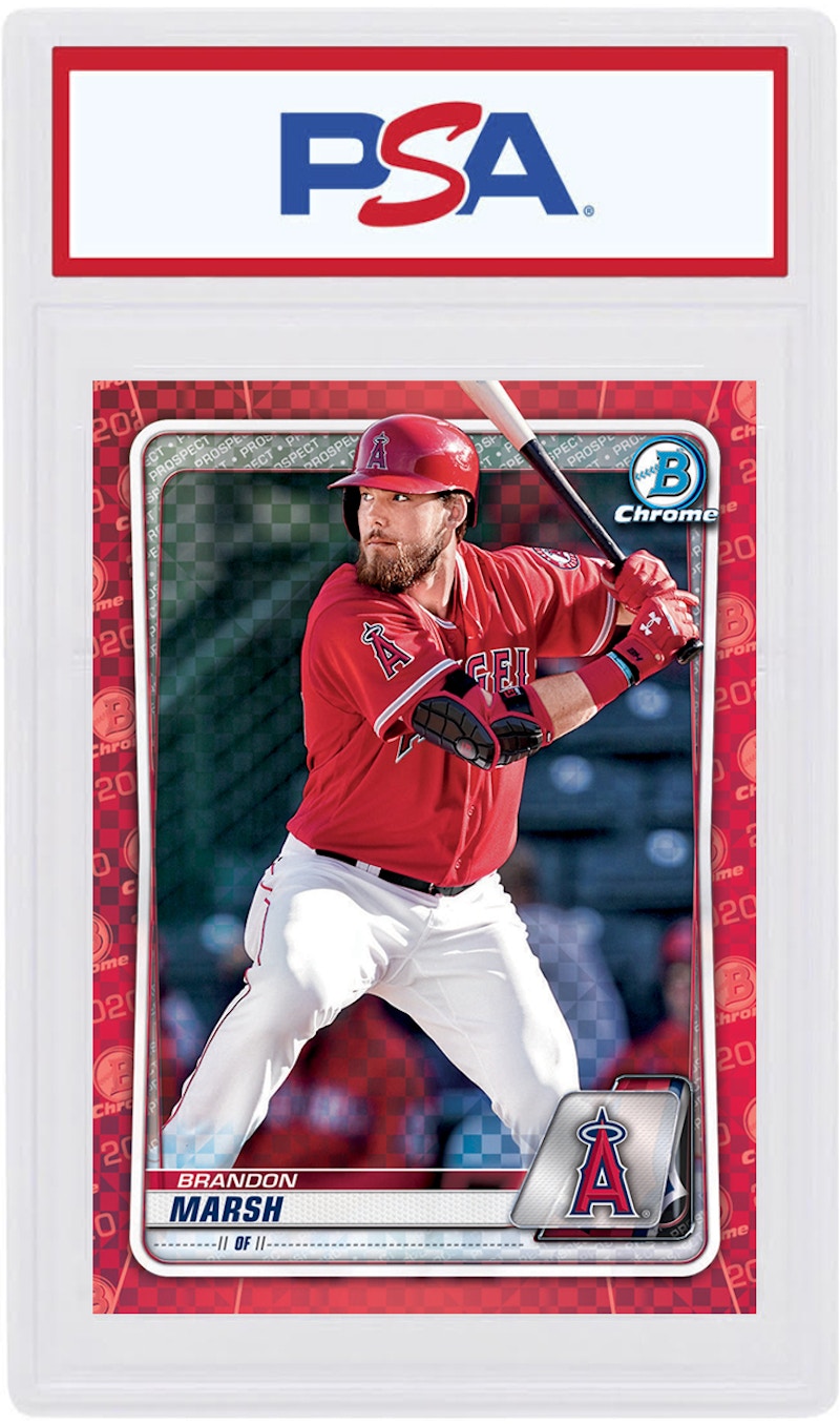 Brandon Marsh 2020 Bowman Chrome X Red X-Fractor 1/1 #BCP-166 (PSA or BGS Graded)